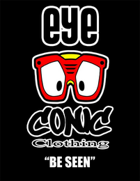 EYE CONIC CLOTHING "BE SEEN" logo