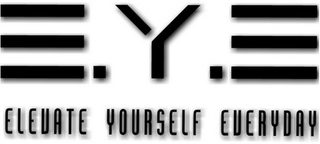 E.Y.E. ELEVATE YOURSELF EVERYDAY logo