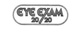 EYE EXAM 20/20 logo