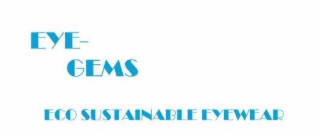 EYE-GEMS ECO SUSTAINABLE EYEWEAR logo