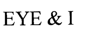 EYE & I logo