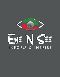 EYE 'N SEE INFORM & INSPIRE logo