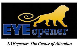 EYE OPENER EYEOPENER: THE CENTER OF ATTENTION logo