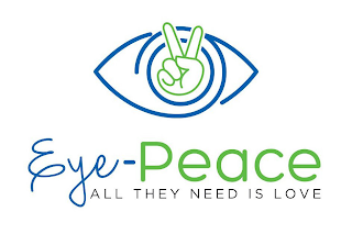 EYE-PEACE "ALL THEY NEED I LOVE" logo