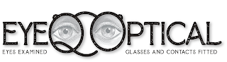 EYE Q OPTICAL EYES EXAMINED GLASSES AND CONTACTS FITTED logo