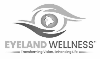 EYELAND WELLNESS TRANSFORMING VISION, ENHANCING LIFE logo
