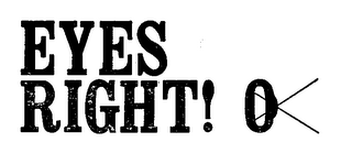 EYES RIGHT! logo
