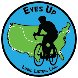 EYES UP LOOK. LISTEN. LIVE. logo