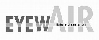 EYEWAIR LIGHT & CLEAN AS AIR logo