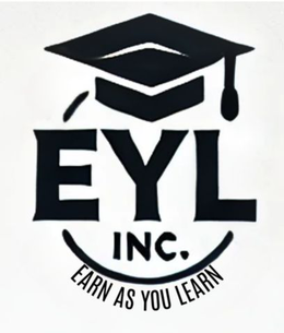 EYL INC. EARN AS YOU LEARN logo