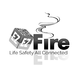 EZ EZ FIRE LIFE SAFETY ALL CONNECTED logo