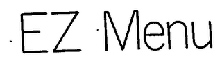 EZ MENU logo