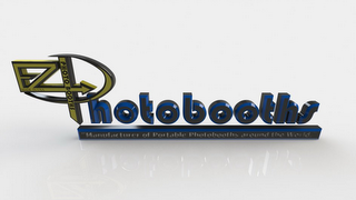 EZ PHOTOBOOTHS MADE IN USA PHOTO BOOTHS "MANUFACTURER OF PORTABLE PHOTOBOOTHS AROUND THE WORLD." logo