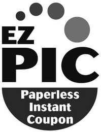 EZ PIC PAPERLESS INSTANT COUPON logo