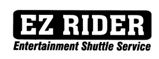 EZ RIDER ENTERTAINMENT SHUTTLE SERVICE logo
