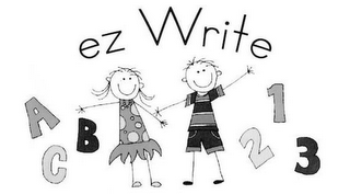 EZ WRITE A B C 1 2 3 logo
