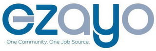 EZAYO ONE COMMUNITY. ONE JOB SOURCE. logo
