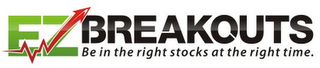 EZBREAKOUTS BE IN THE RIGHT STOCKS AT THE RIGHT TIME. logo