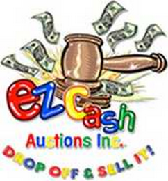 EZCASH AUCTIONS INC. DROP OFF & SELL IT ! logo