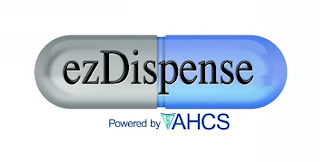 EZDISPENSE POWERED BY AHCS logo