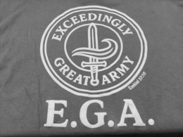 EZEKIEL 37:10 EXCEEDINGLY GREAT ARMY E.G.A. logo