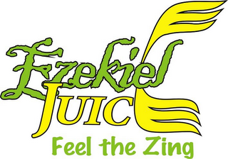 EZEKIEL JUICE FEEL THE ZING logo