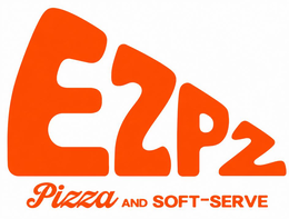 EZPZ PIZZA AND SOFT-SERVE logo