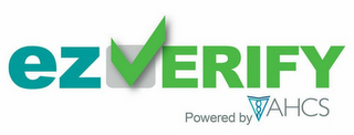 EZVERIFY POWERED BY AHCS logo
