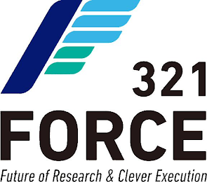 F 321 FORCE FUTURE OF RESEARCH & CLEVER EXECUTION logo