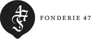 F 47 FONDERIE 47 logo