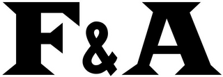 F & A logo