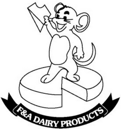 F & A DAIRY PRODUCTS logo