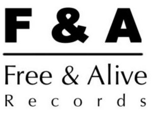 F & A FREE & ALIVE R E C O R D S logo