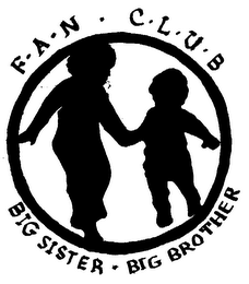 F-A-N C-L-U-B- BIG SISTER - BIG BROTHER logo
