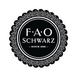 F A O SCHWARZ  SINCE 1862 logo