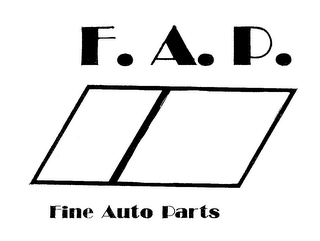 F. A. P. FINE AUTO PARTS logo