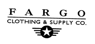 F A R G O CLOTHING & SUPPLY CO. logo