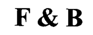 F & B logo