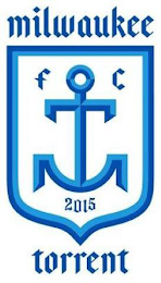 F C 2015 MILWAUKEE TORRENT logo