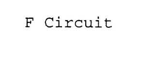 F CIRCUIT logo