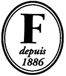 F DEPUIS 1886 logo