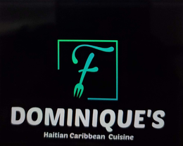 F DOMINIQUE'S HAITIAN CARIBBEAN CUISINE logo