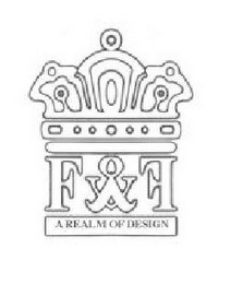 F & F A REALM OF DESIGN logo