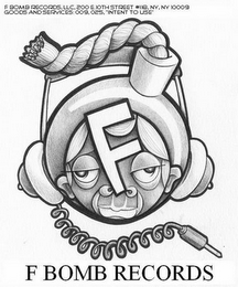 F F BOMB RECORDS logo