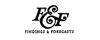 F & F FINDINGS & FORECASTS logo