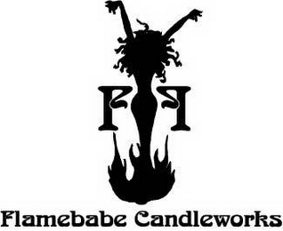 F F FLAMEBABE CANDLEWORKS logo