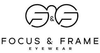 F  & F FOCUS FRAME & EYEWEAR logo