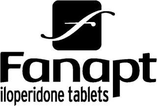 F FANAPT ILOPERIDONE TABLETS logo