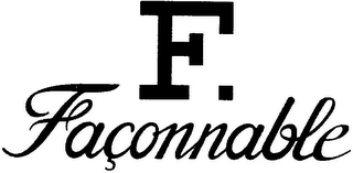 F. FAÇONNABLE logo