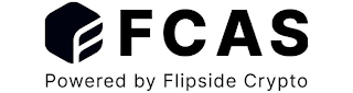 F FCAS POWERED BY FLIPSIDE CRYPTO logo